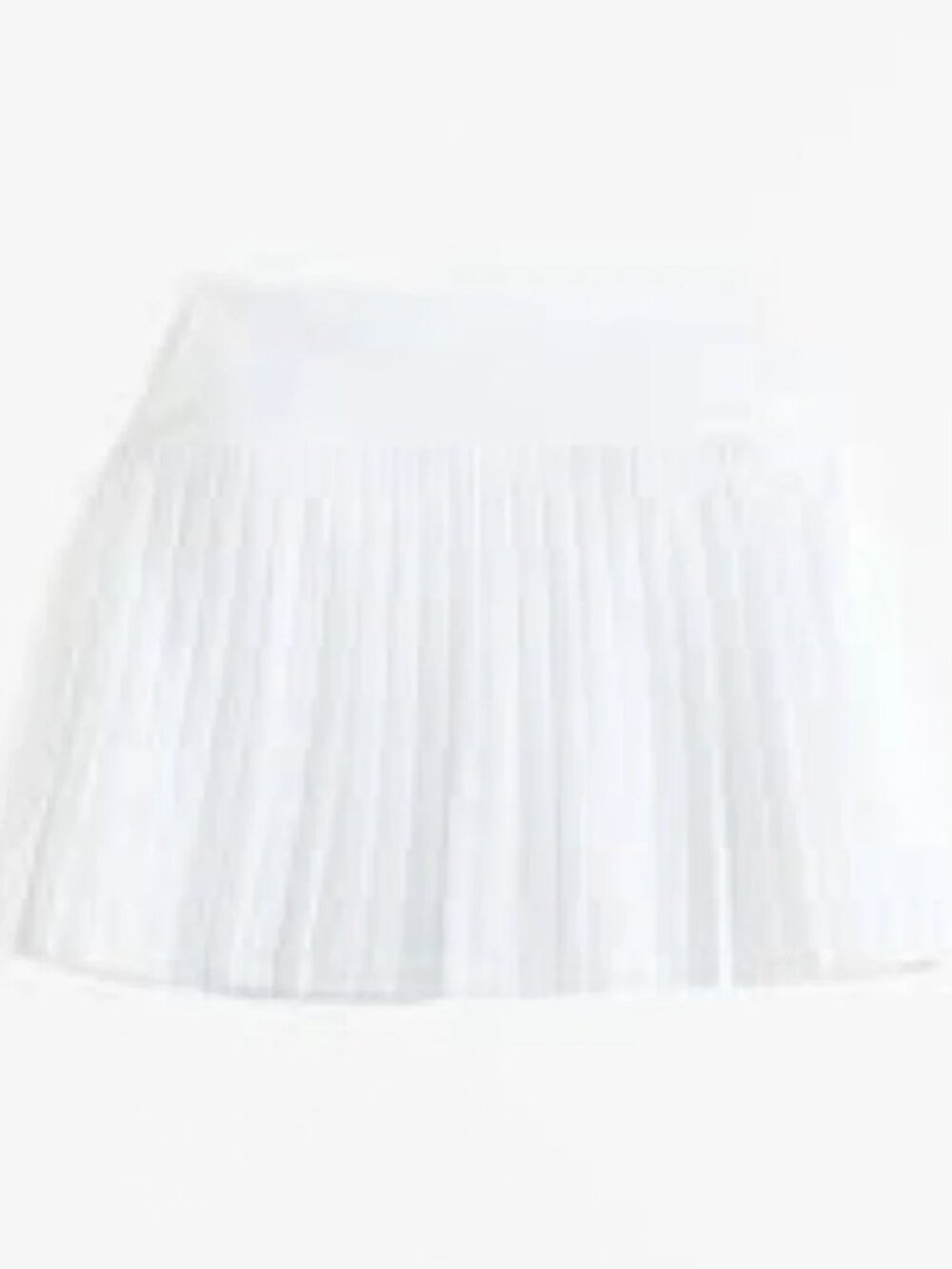 Abercrombie White Pleated Tennis Skirt XS